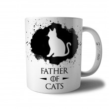 Caneca Father Of Cats Presente Pai de Gato
