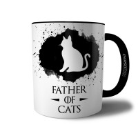 Caneca Father Of Cats Presente Pai de Gato