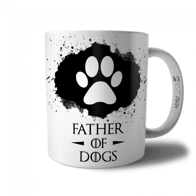 Caneca Father Of Dogs Presente Pai de Cachorro