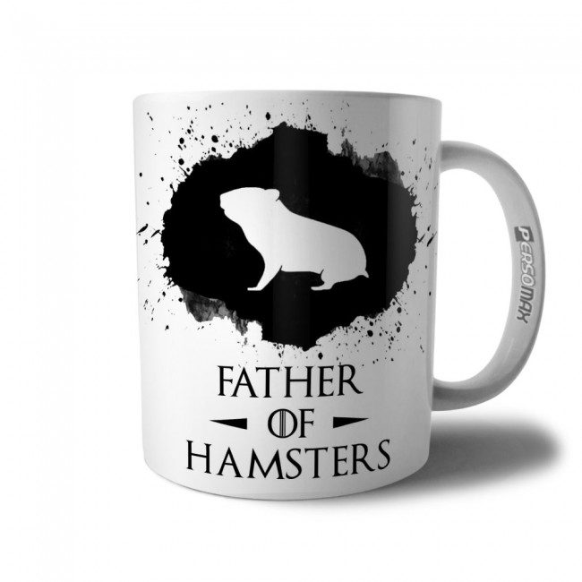 Caneca Father Of Hamsters Presente Pai de Hamster