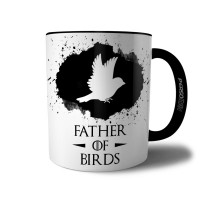 Caneca Father Of Birds Presente Pai de Passáros