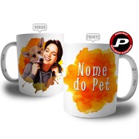 Caneca com Caricatura Digital Personalizada com Nome