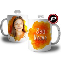 Caneca com Caricatura Digital Personalizada com Nome