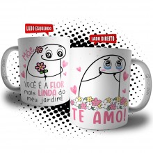 Caneca Flork Mãe Você é a Flor Mais Linda do Jardim