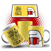 Caneca Flork Traz A Sanfona Que Hoje Eu Quero Tocar Foda-se