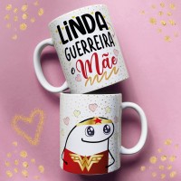 Caneca Flork Linda Guerreira e Mãe