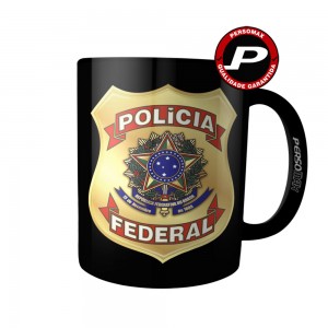 Caneca Brasão da Polícia Federal - PF