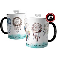 Caneca Mandalas - Nada é Tão Nosso Quanto Nossos Sonhos