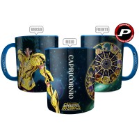 Caneca Cavaleiro de Ouro Shura de Capricórnio - Cavaleiros do Zodíaco