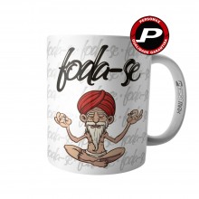 Caneca Foda-se - Monge Meditando