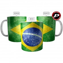 Caneca Bandeira do Brasil