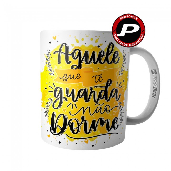 Caneca Religiosa Bíblica - Aquele Que Te Guarda Não Dorme