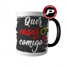 Caneca Mágica Quer Casar Comigo para Pedido Surpresa de Casamento