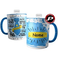 Caneca Paizão Eu Te Amo Personalizada com Nome