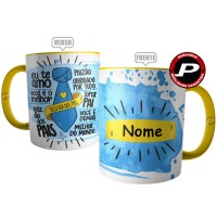 Caneca Paizão Eu Te Amo Personalizada com Nome