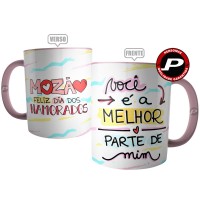 Caneca Para Namorada - Mozão Você é a Melhor Parte de Mim