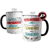 Caneca Eterno Namorado -  Juntos Para Sempre