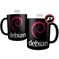 Caneca Debian Linux Geek Dev Programador Ti