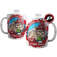 Caneca Namorada Gamer - Juntos Até o fim