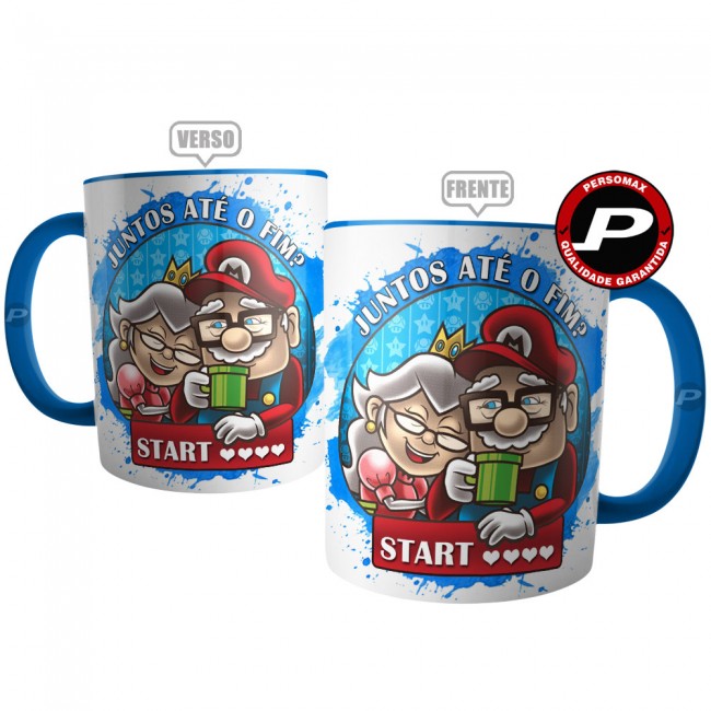 Caneca Namorado Gamer - Juntos Até o fim