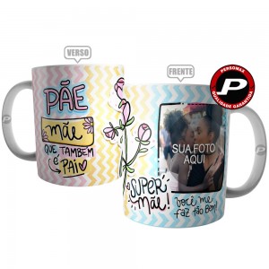 Caneca Pãe Personalizada com Foto - Você Me Faz Tão Bem