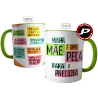 Caneca Minha Mãe é uma Peça com Frases de Mãe