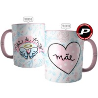 Caneca Mãe de Anjo - Presente para o Dia das Mães