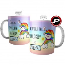 Caneca Sou a Ovelha Colorida e Plena da Família