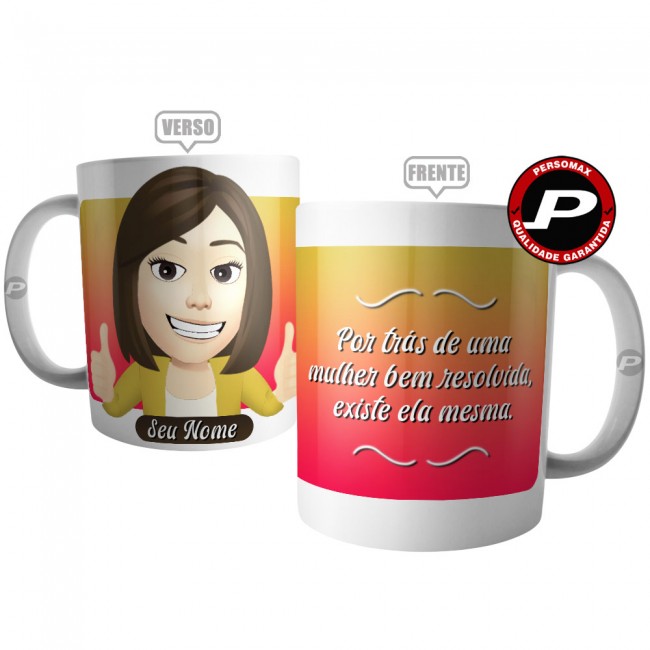 Caneca Avatar Personalizada com seu Nome e Frase