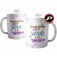 Caneca para Neta - Amorzinho do Vovô e da Vovó