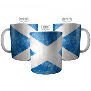 Caneca Bandeira da Escócia - Mug Flag Scotland