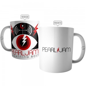 Caneca Banda de Rock Pearl Jam - Lightning Bolt