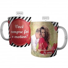 Caneca Personalizada com Foto para Casal e Dia dos Namorados