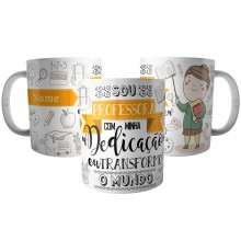 Caneca Professora Personalizada com Nome