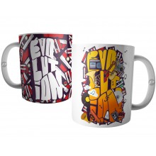 Caneca Evolução da Música - Evolution Music