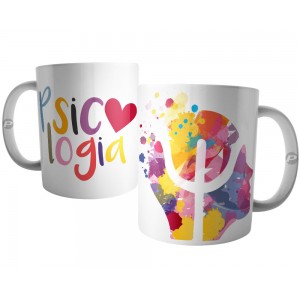 Caneca Love Psicologia - Presente para Psicólogo e Psicóloga