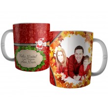 Caneca Presente de Natal e Ano Novo Personalizada com Foto