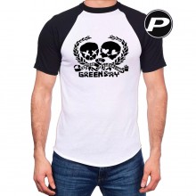 Camiseta Banda Green Day - Caveiras