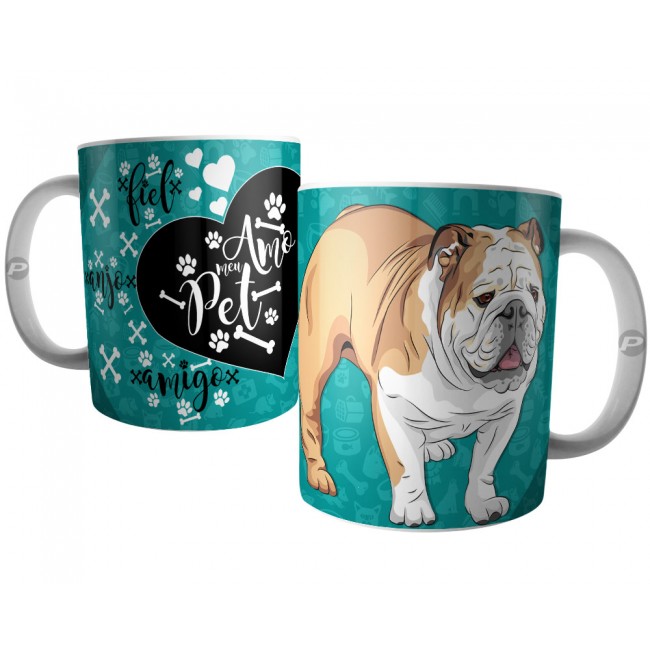 Caneca Eu Amo Cachorros ou Gatinhos Fofinhos Paixão por Pet em Promoção na  Americanas