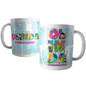 Caneca Olinda é Maravilhosa - Lembrança de Pernambuco