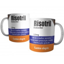 Caneca Risotril Caixa de Remédio Divertida