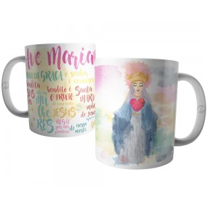 Caneca Oração Ave Maria