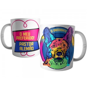 Caneca Pastor Alemão - O Obediente