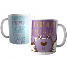 Caneca Signo de Câncer - A vida de um Canceriano