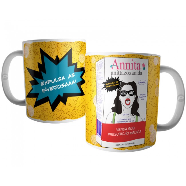 Caneca Remédio Annita - Expulsa as Invejosas