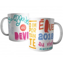 Caneca Lembrança de 2018