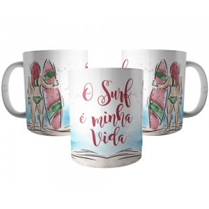 Caneca Surfista - O Surf é minha Vida