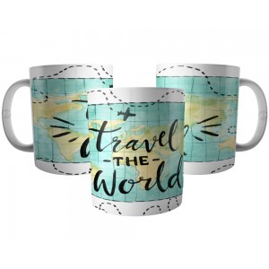 Caneca Travel The World - Viagem Pelo Mundo