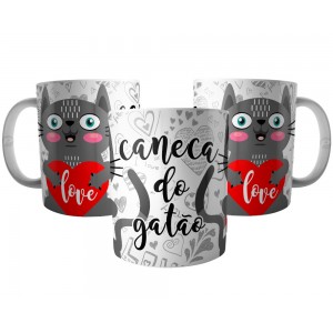 Caneca para Namorado - Caneca do Gatão