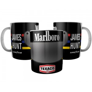 Caneca Capacete James Hunt - Piloto de Fórmula 1